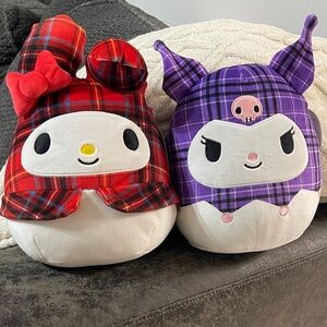 My Melody & Kuromi Squismallow bundle ❤️💜